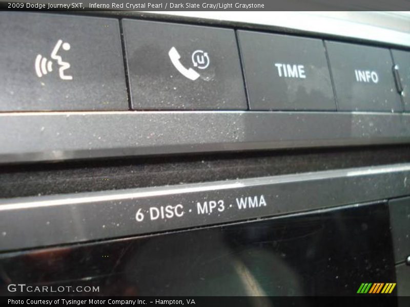 Inferno Red Crystal Pearl / Dark Slate Gray/Light Graystone 2009 Dodge Journey SXT