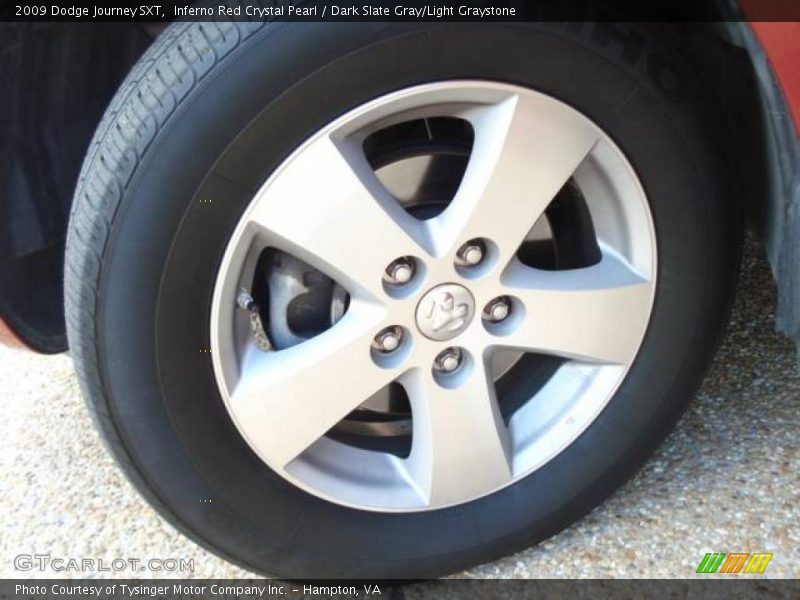 Inferno Red Crystal Pearl / Dark Slate Gray/Light Graystone 2009 Dodge Journey SXT