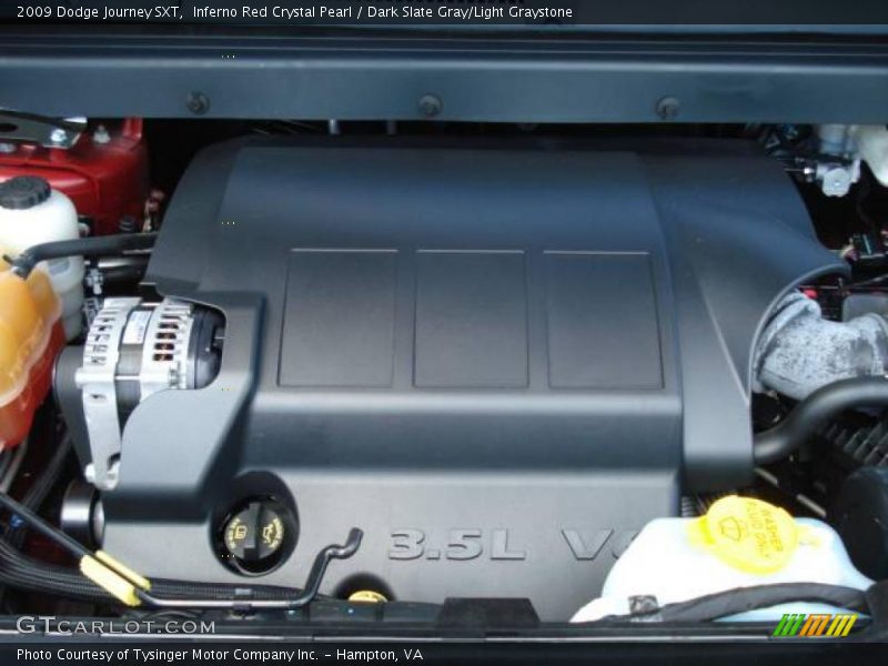 Inferno Red Crystal Pearl / Dark Slate Gray/Light Graystone 2009 Dodge Journey SXT