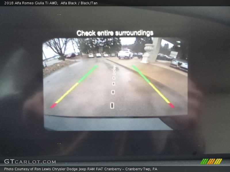 Alfa Black / Black/Tan 2018 Alfa Romeo Giulia Ti AWD