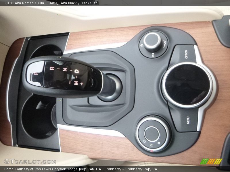 Alfa Black / Black/Tan 2018 Alfa Romeo Giulia Ti AWD