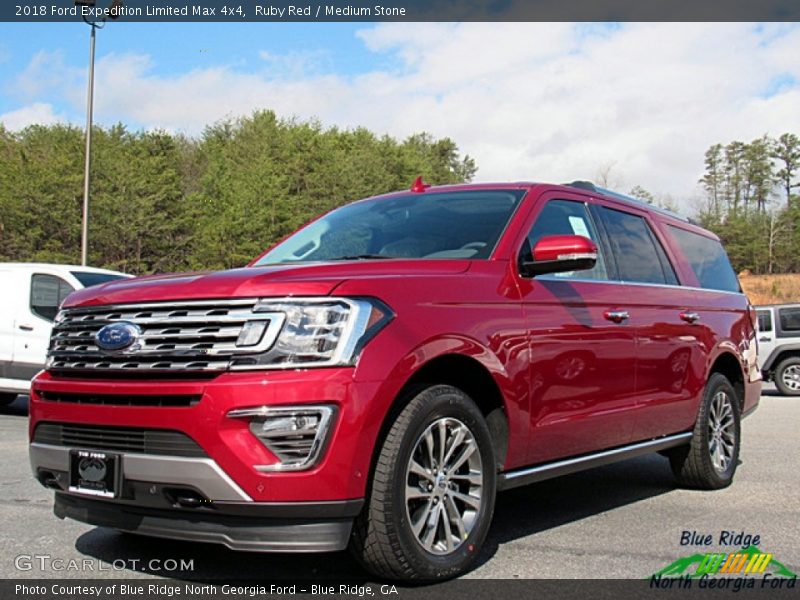 Ruby Red / Medium Stone 2018 Ford Expedition Limited Max 4x4