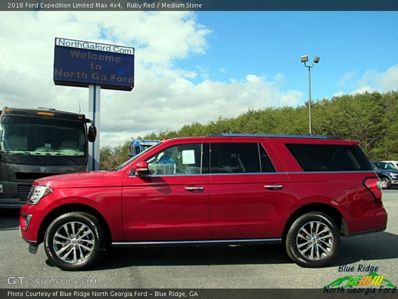 Ruby Red / Medium Stone 2018 Ford Expedition Limited Max 4x4