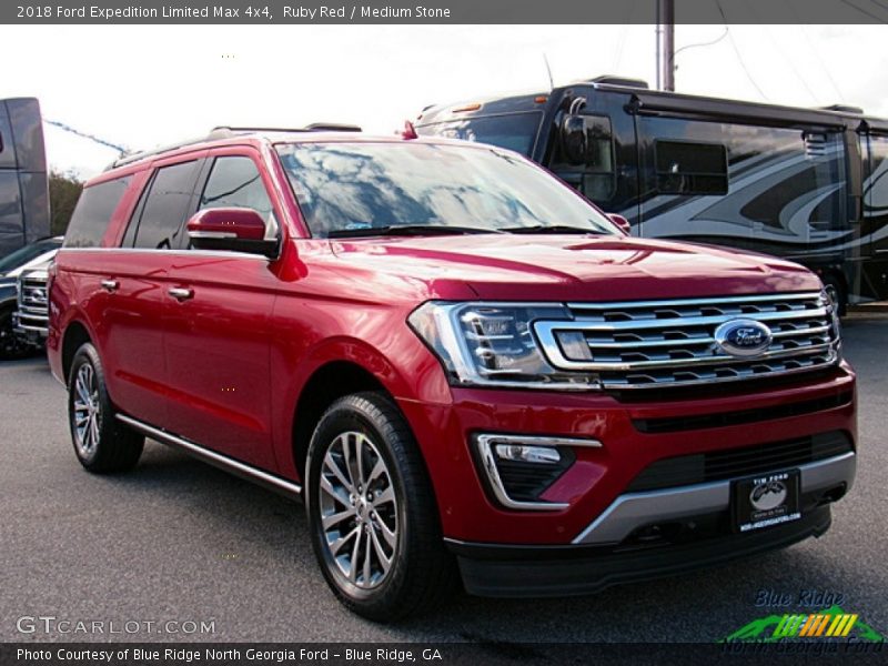 Ruby Red / Medium Stone 2018 Ford Expedition Limited Max 4x4