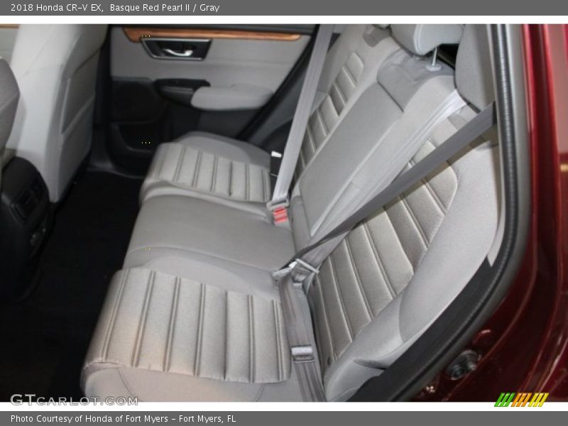 Basque Red Pearl II / Gray 2018 Honda CR-V EX