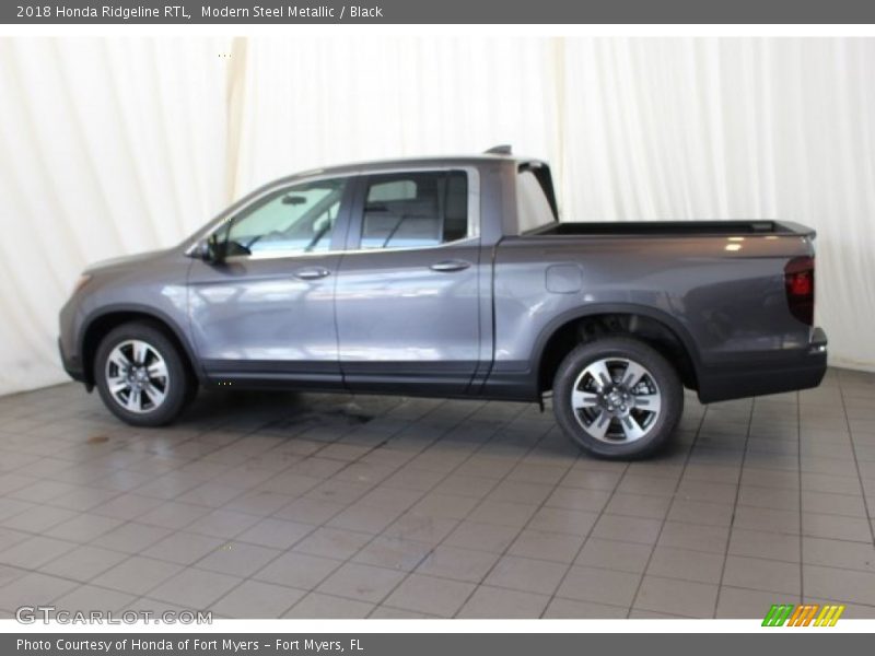 Modern Steel Metallic / Black 2018 Honda Ridgeline RTL