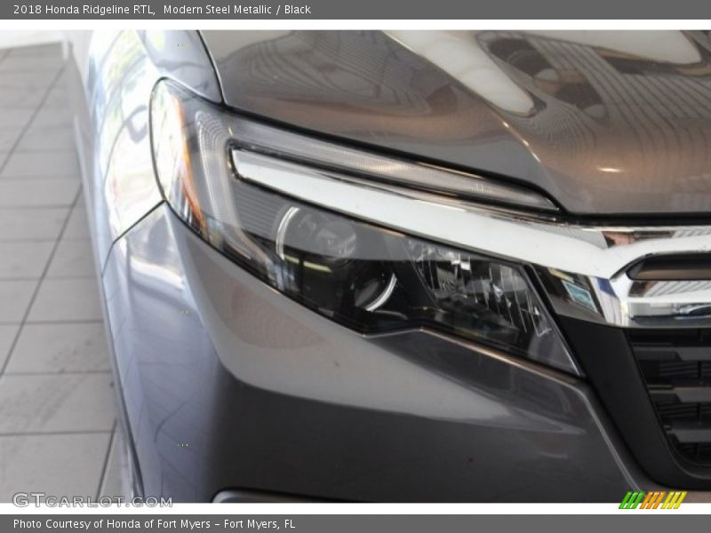 Modern Steel Metallic / Black 2018 Honda Ridgeline RTL