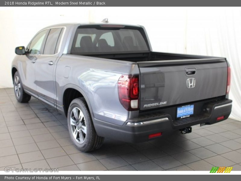 Modern Steel Metallic / Black 2018 Honda Ridgeline RTL