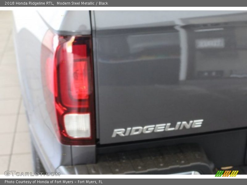 Modern Steel Metallic / Black 2018 Honda Ridgeline RTL