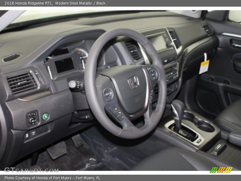 Modern Steel Metallic / Black 2018 Honda Ridgeline RTL