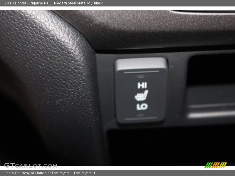 Modern Steel Metallic / Black 2018 Honda Ridgeline RTL