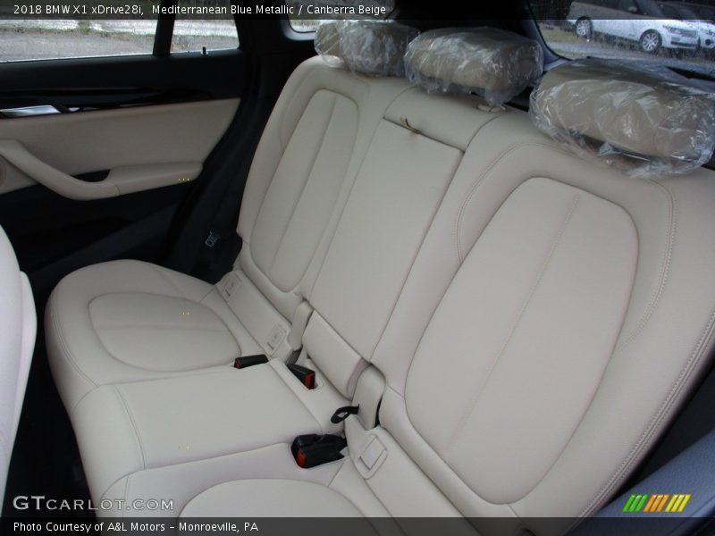 Mediterranean Blue Metallic / Canberra Beige 2018 BMW X1 xDrive28i