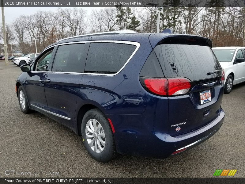 Jazz Blue Pearl / Cognac/Alloy/Toffee 2018 Chrysler Pacifica Touring L Plus