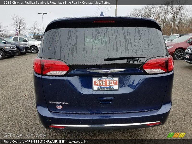 Jazz Blue Pearl / Cognac/Alloy/Toffee 2018 Chrysler Pacifica Touring L Plus
