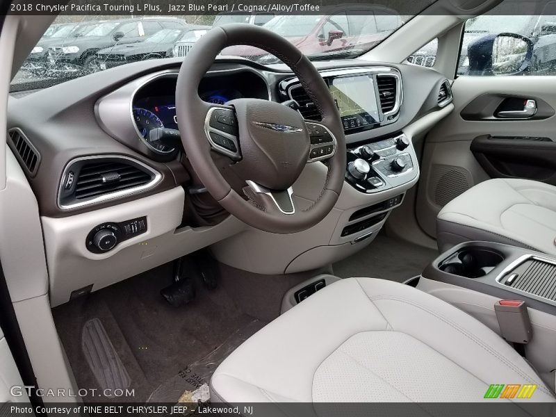 Jazz Blue Pearl / Cognac/Alloy/Toffee 2018 Chrysler Pacifica Touring L Plus