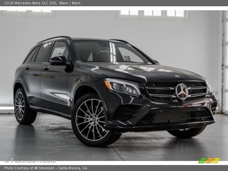 Black / Black 2018 Mercedes-Benz GLC 300