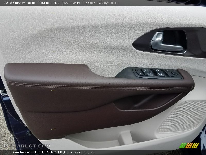 Jazz Blue Pearl / Cognac/Alloy/Toffee 2018 Chrysler Pacifica Touring L Plus
