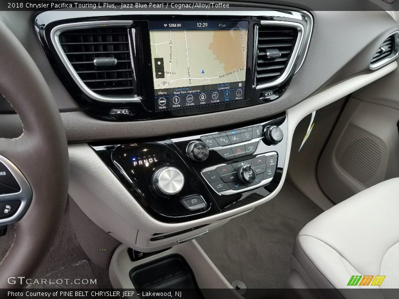 Jazz Blue Pearl / Cognac/Alloy/Toffee 2018 Chrysler Pacifica Touring L Plus