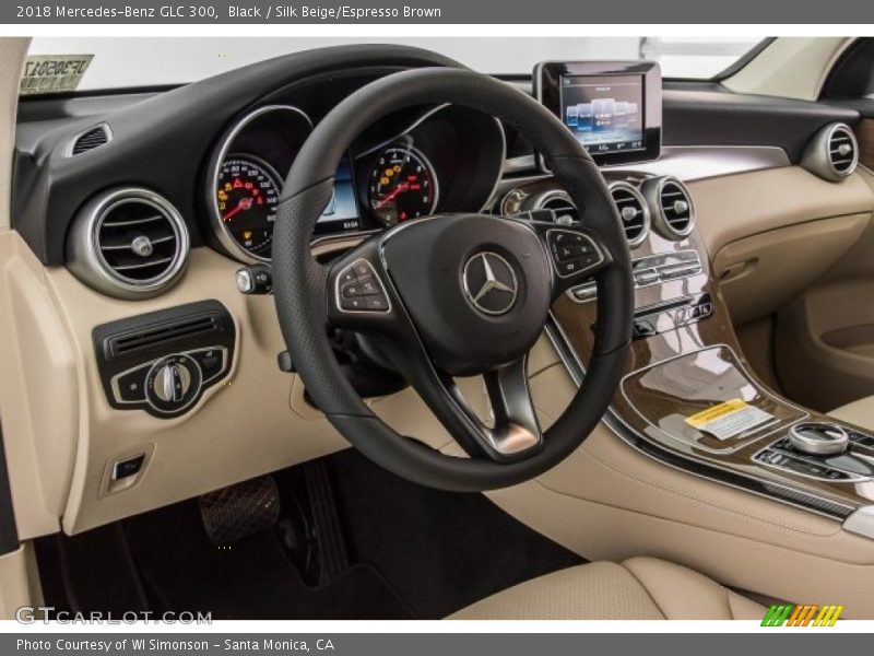 Black / Silk Beige/Espresso Brown 2018 Mercedes-Benz GLC 300