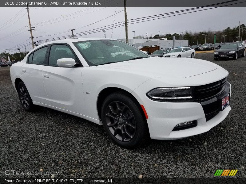 White Knuckle / Black 2018 Dodge Charger GT AWD