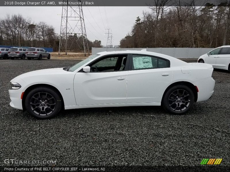 White Knuckle / Black 2018 Dodge Charger GT AWD