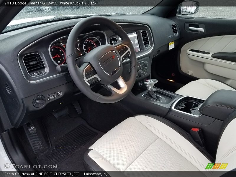White Knuckle / Black 2018 Dodge Charger GT AWD