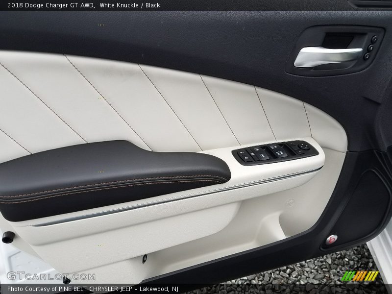 White Knuckle / Black 2018 Dodge Charger GT AWD