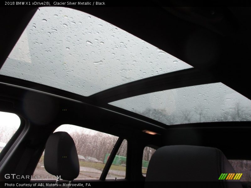 Glacier Silver Metallic / Black 2018 BMW X1 xDrive28i