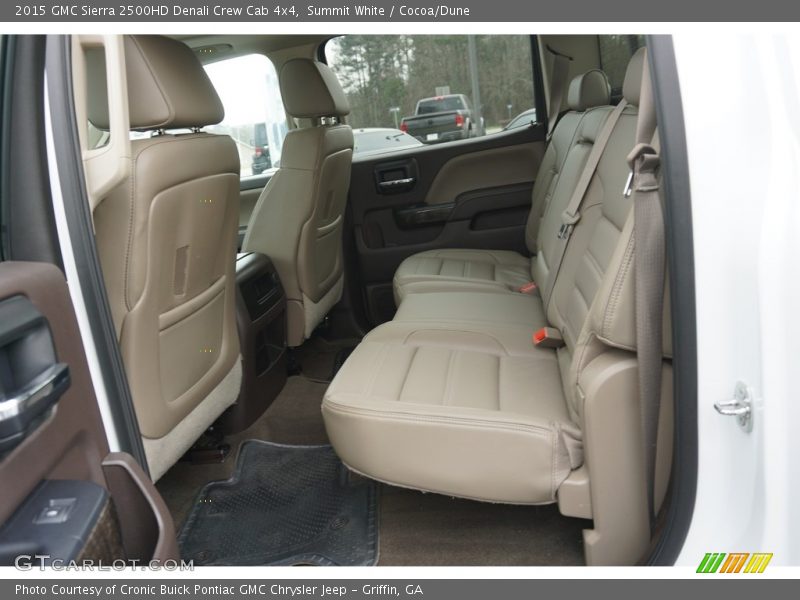 Summit White / Cocoa/Dune 2015 GMC Sierra 2500HD Denali Crew Cab 4x4