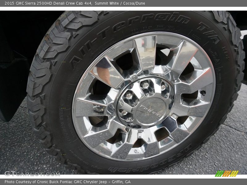 Summit White / Cocoa/Dune 2015 GMC Sierra 2500HD Denali Crew Cab 4x4