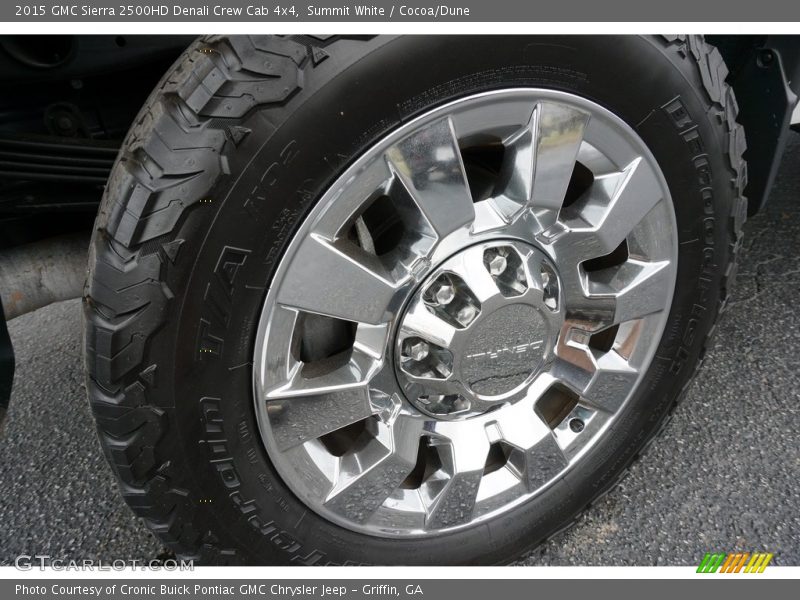 Summit White / Cocoa/Dune 2015 GMC Sierra 2500HD Denali Crew Cab 4x4