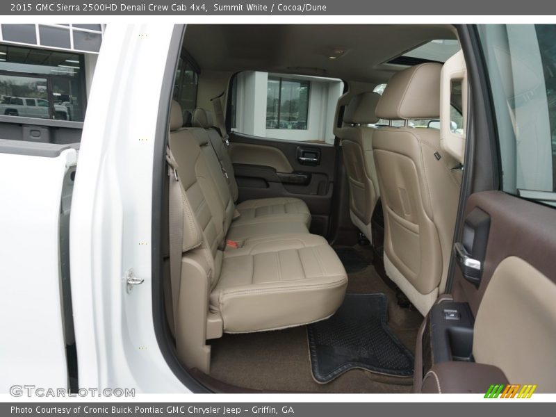 Summit White / Cocoa/Dune 2015 GMC Sierra 2500HD Denali Crew Cab 4x4
