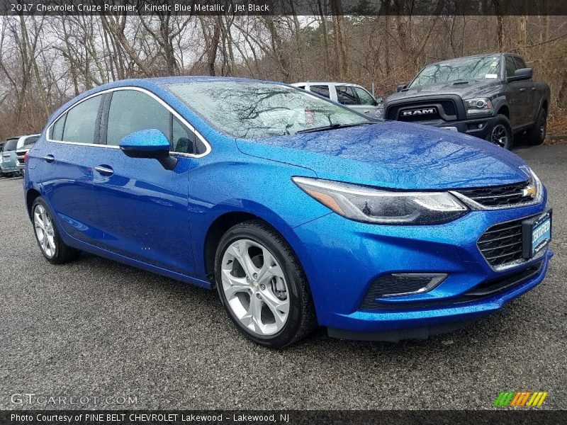 Kinetic Blue Metallic / Jet Black 2017 Chevrolet Cruze Premier