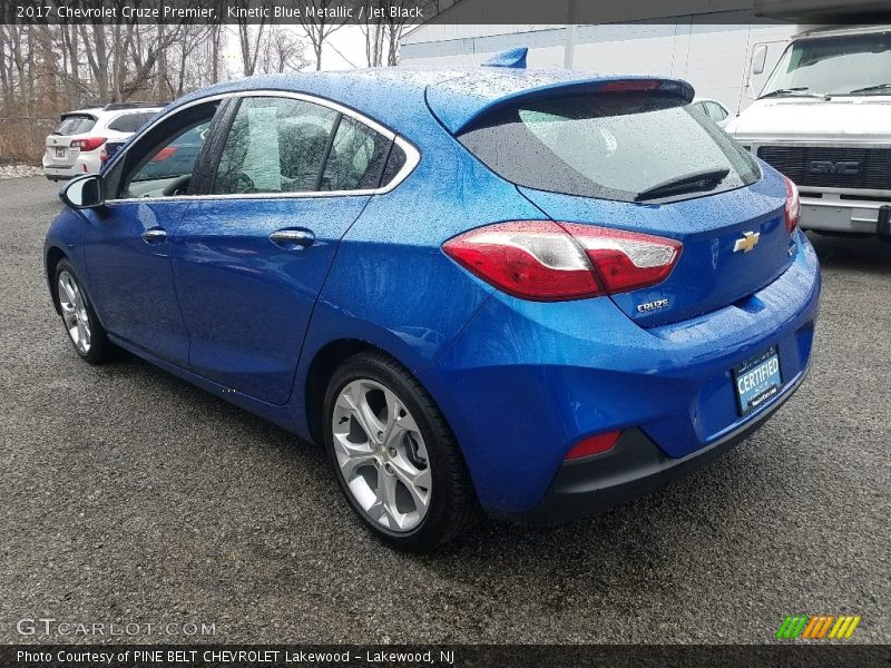 Kinetic Blue Metallic / Jet Black 2017 Chevrolet Cruze Premier