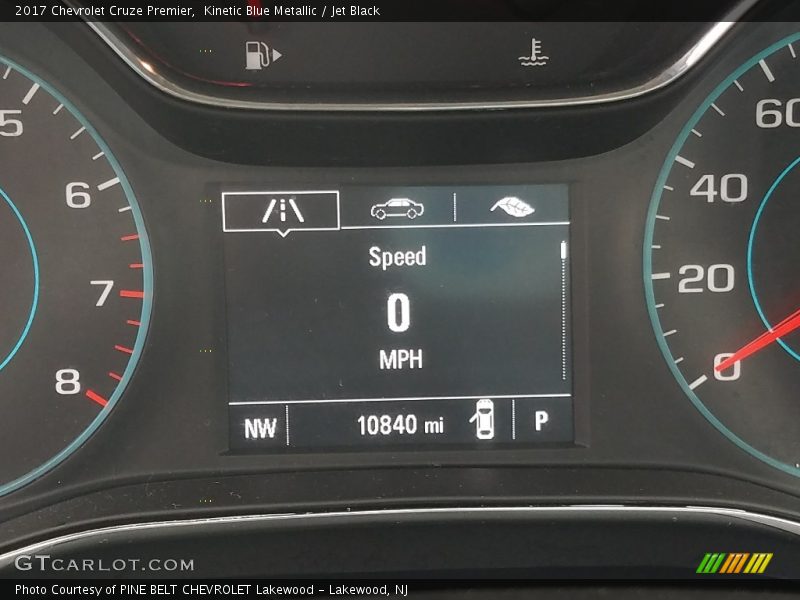 Kinetic Blue Metallic / Jet Black 2017 Chevrolet Cruze Premier
