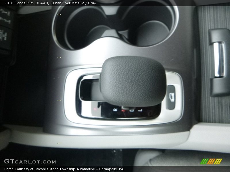 Lunar Silver Metallic / Gray 2018 Honda Pilot EX AWD