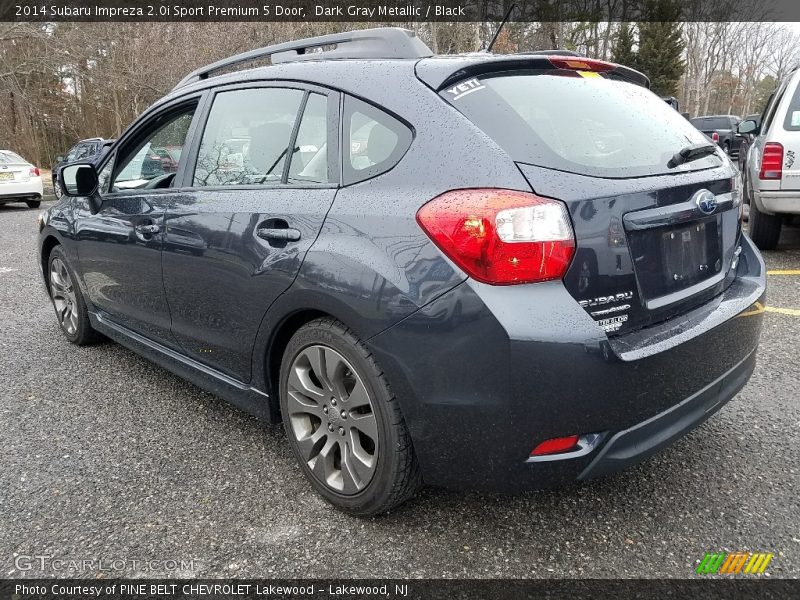 Dark Gray Metallic / Black 2014 Subaru Impreza 2.0i Sport Premium 5 Door