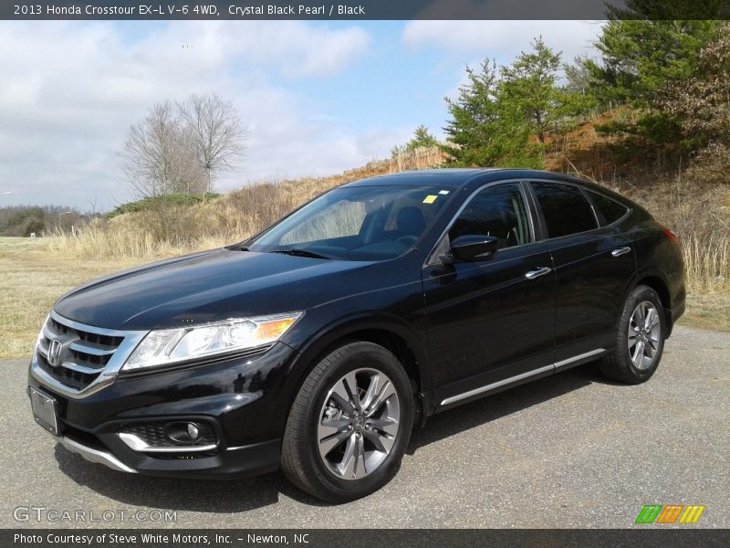 Crystal Black Pearl / Black 2013 Honda Crosstour EX-L V-6 4WD