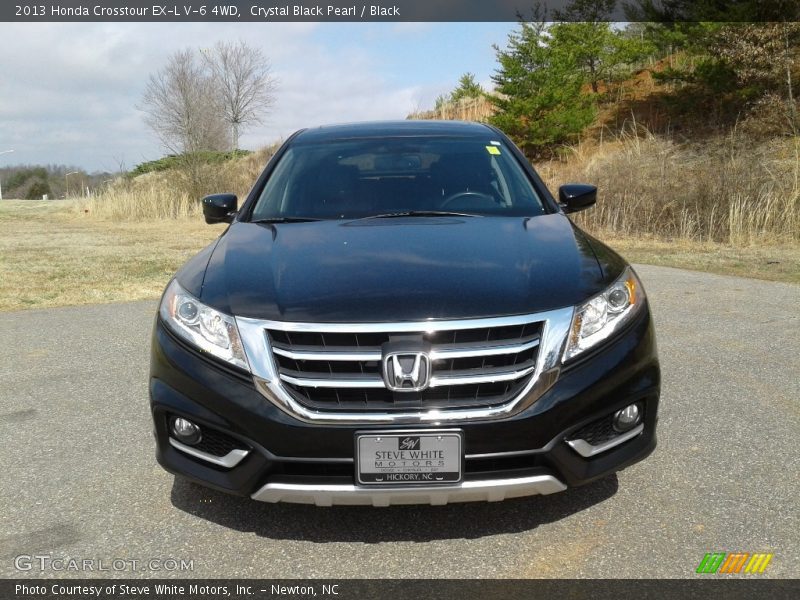 Crystal Black Pearl / Black 2013 Honda Crosstour EX-L V-6 4WD
