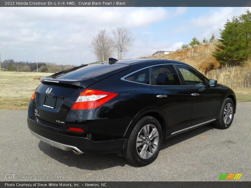 Crystal Black Pearl / Black 2013 Honda Crosstour EX-L V-6 4WD