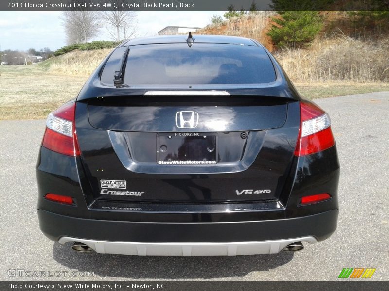 Crystal Black Pearl / Black 2013 Honda Crosstour EX-L V-6 4WD
