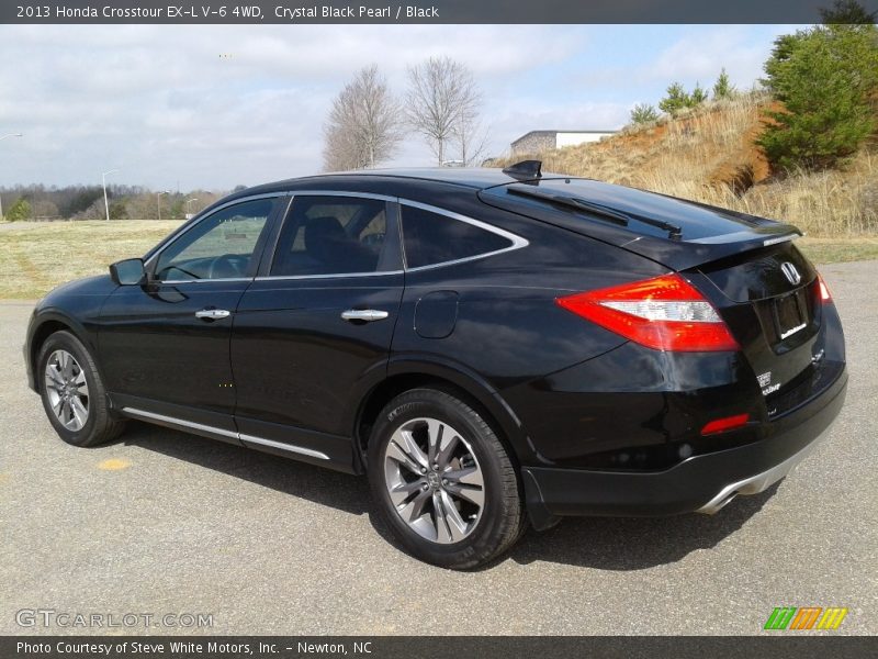 Crystal Black Pearl / Black 2013 Honda Crosstour EX-L V-6 4WD