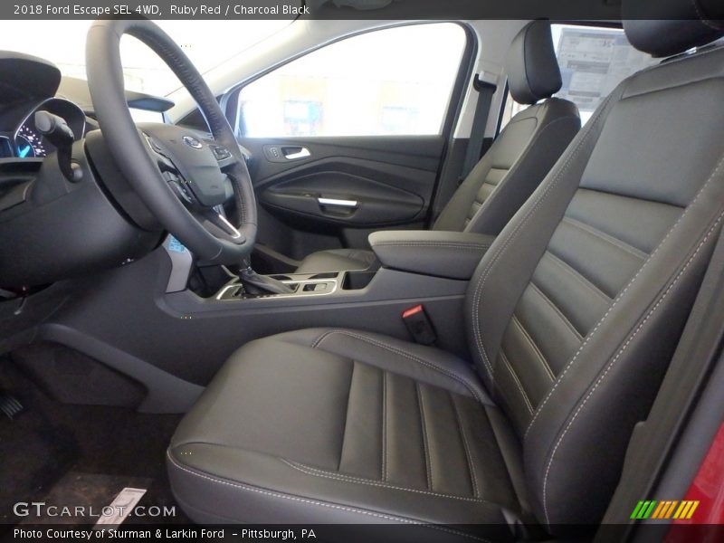 Ruby Red / Charcoal Black 2018 Ford Escape SEL 4WD