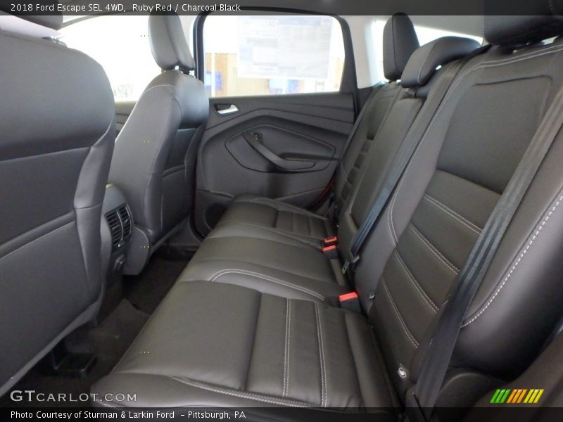 Ruby Red / Charcoal Black 2018 Ford Escape SEL 4WD