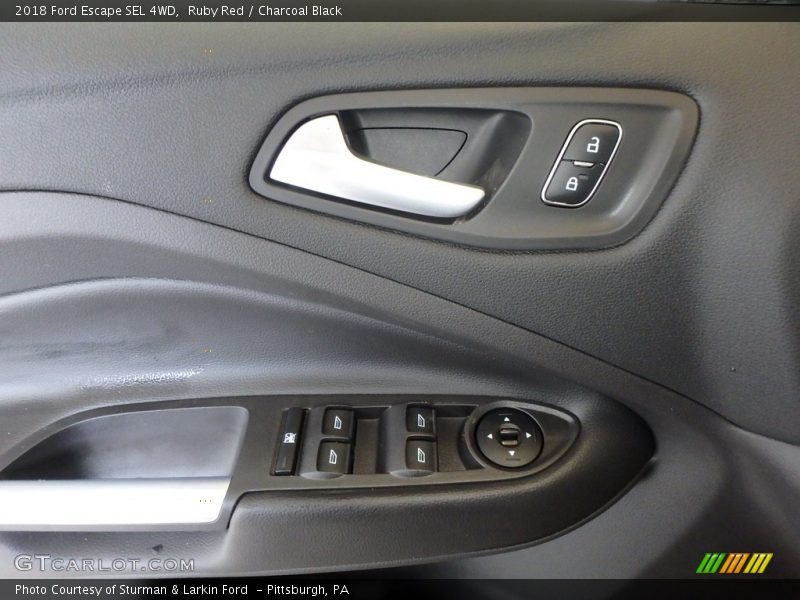 Ruby Red / Charcoal Black 2018 Ford Escape SEL 4WD