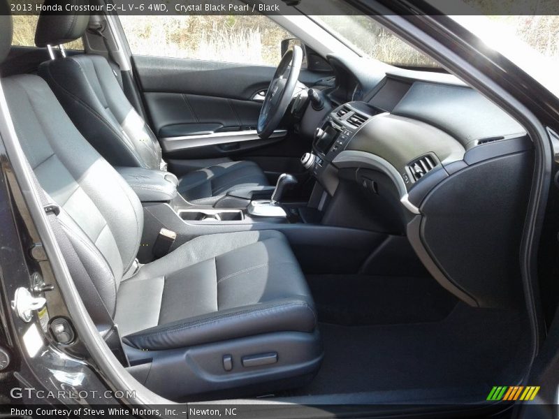 Crystal Black Pearl / Black 2013 Honda Crosstour EX-L V-6 4WD