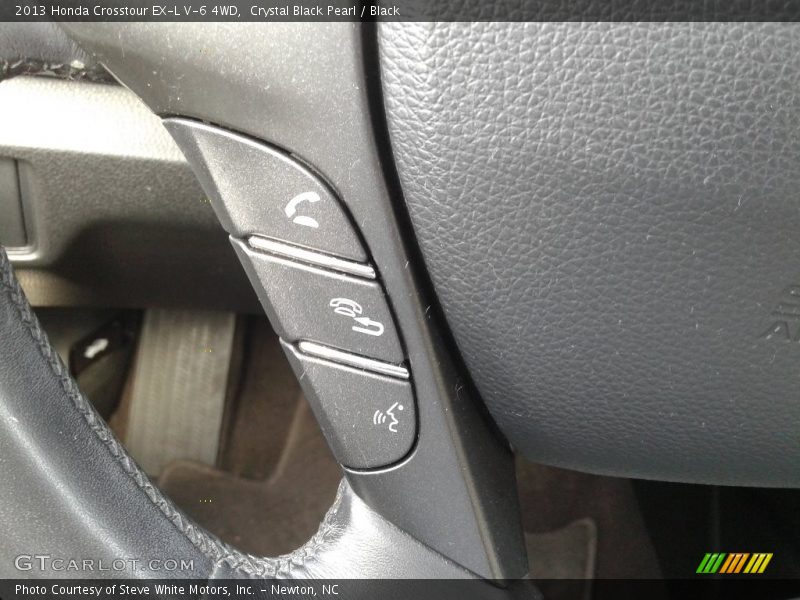 Crystal Black Pearl / Black 2013 Honda Crosstour EX-L V-6 4WD