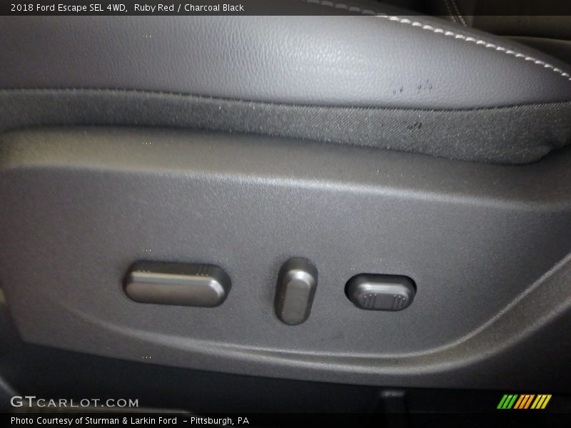 Ruby Red / Charcoal Black 2018 Ford Escape SEL 4WD