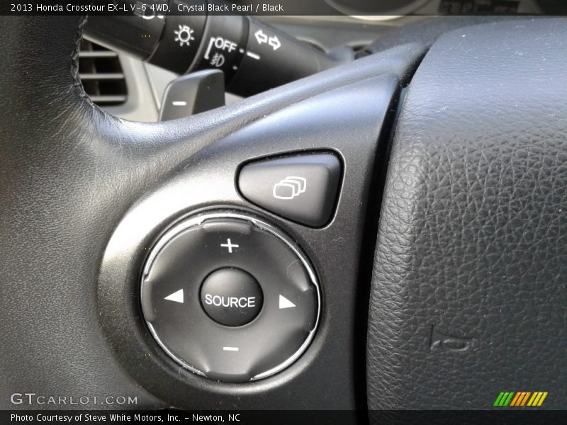 Crystal Black Pearl / Black 2013 Honda Crosstour EX-L V-6 4WD