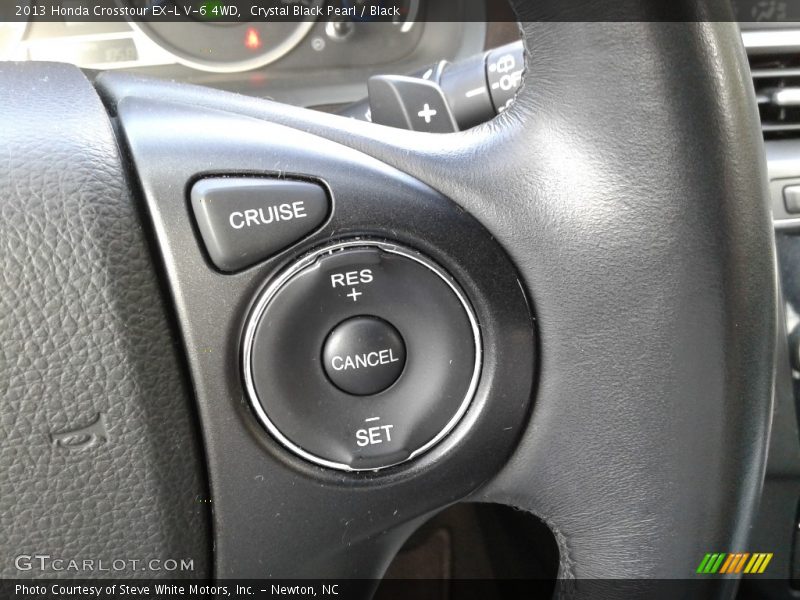 Crystal Black Pearl / Black 2013 Honda Crosstour EX-L V-6 4WD